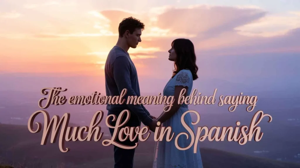 The Emotional Meaning Behind Saying “Much Love in Spanish”
