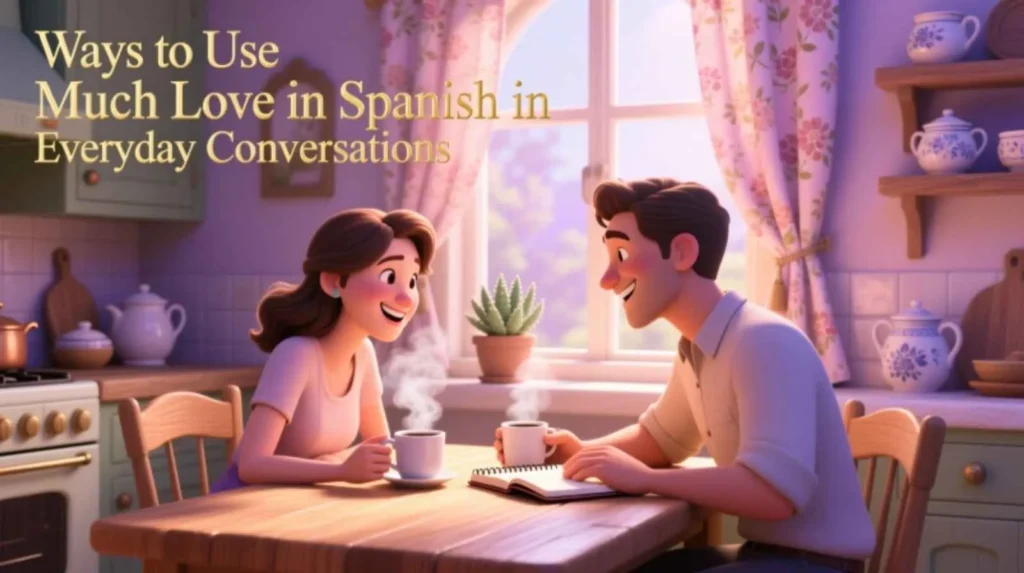 Ways to Use Much Love in Spanish in Everyday Conversations
