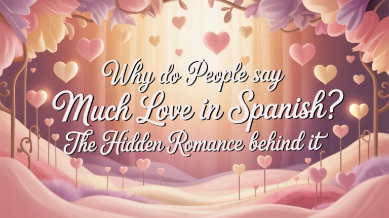Why Do People Say “Much Love in Spanish” The Hidden Romance Behind It